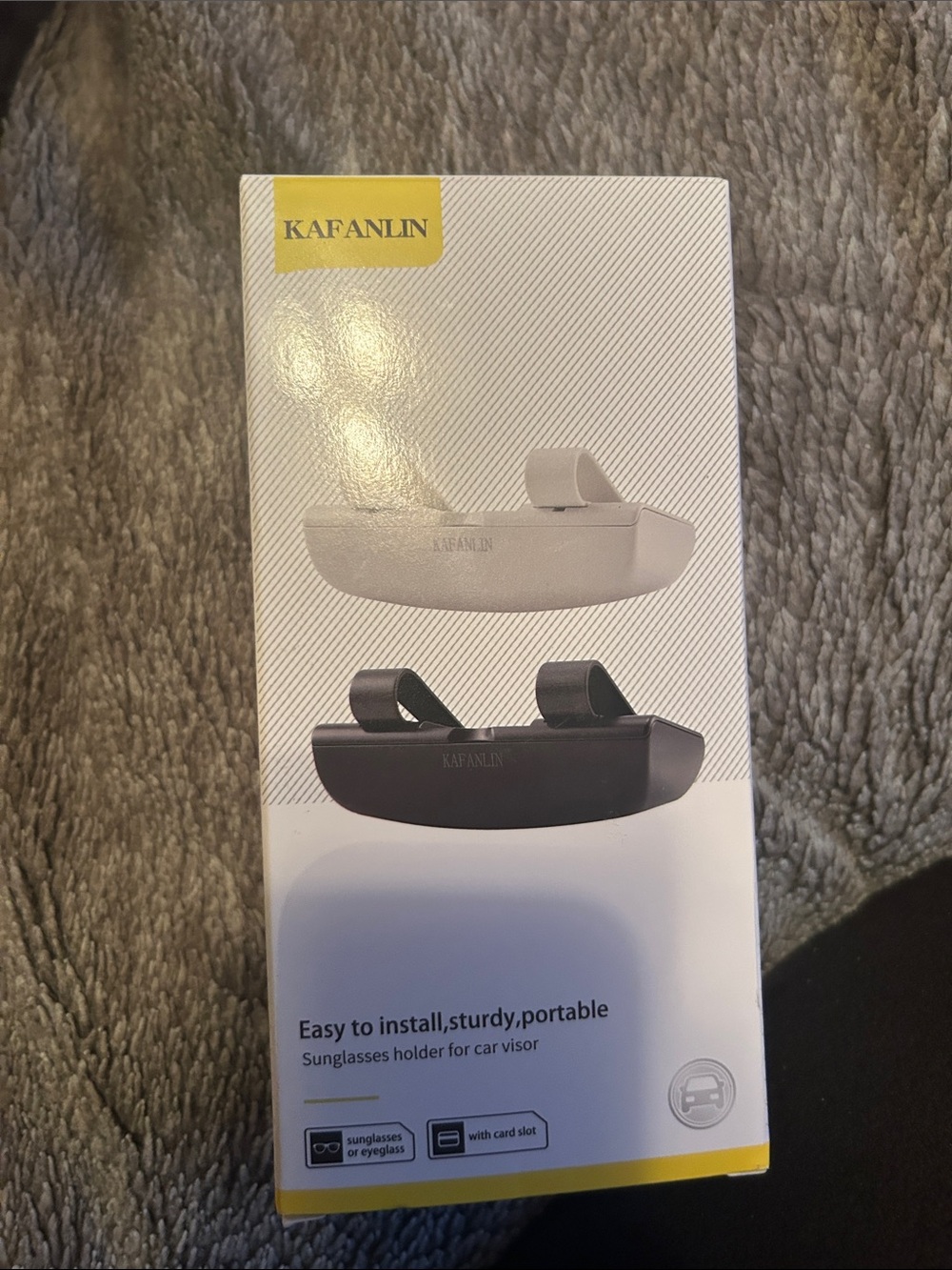 Kafanlin Sunglasses Holder for Car Visor